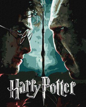 Картина за номерами Гаррі Поттер. Гаррі та Воландеморт з фарбами металік 40*50 см Ідейка KHO 5222 KHO5222 фото