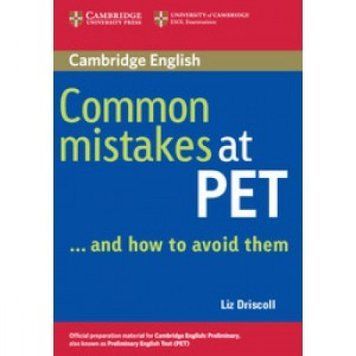 Підручник Common Mistakes at PET and how to avoid them Paperback 9780521606844 фото