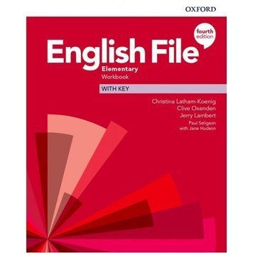 Робочий зошит English File 4th Edition Elementary Workbook with key 9780194032896 фото