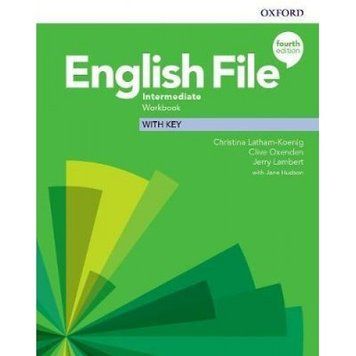 Робочий зошит English File 4th Edition Intermediate Workbook with key 9780194036108 фото