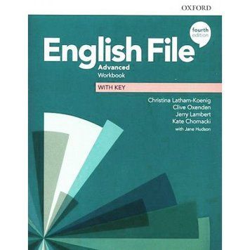 Робочий зошит English File 4th Edition Advanced Workbook with key 9780194038539 фото