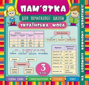 Українська мова 3 клас. Довідник школяра 9789662845167 фото