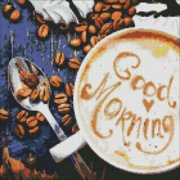Алмазна мозаїка Натюрморт Good Morning 40*40 см AMO 7200 AMO7200 фото