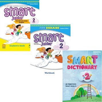 НУШ Англійська мова 2 клас Smart Junior Комплект: Підручник + Зошит + Словник Мітчелл Лінгвіст 1210207 фото