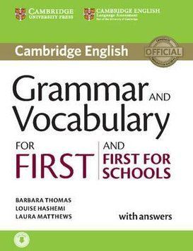 Grammar and Vocabulary for First and First for Schools Book with Answers and Audio 9781107481060 фото