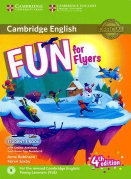 Fun for Flyers 4th ed student's Book with Online Activities with Audio Home and Fun Booklet 9781316617588 фото